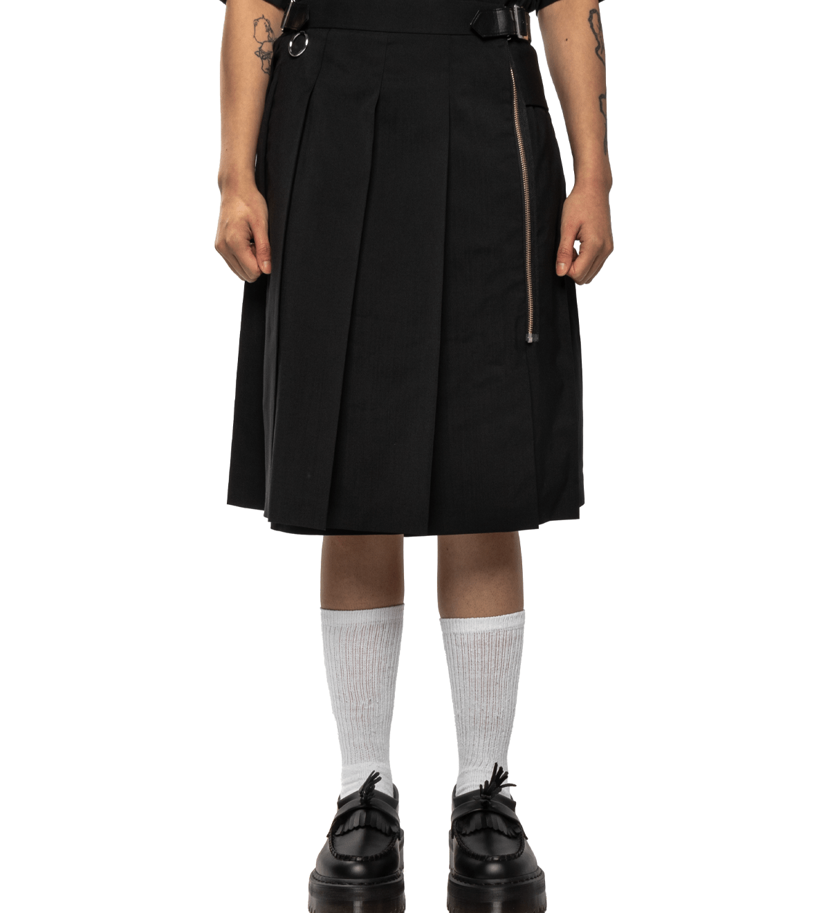 Pleated Skirt Black - LIKELIHOOD