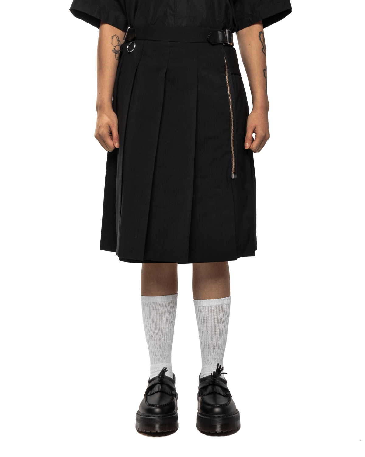 Pleated Skirt Black - LIKELIHOOD