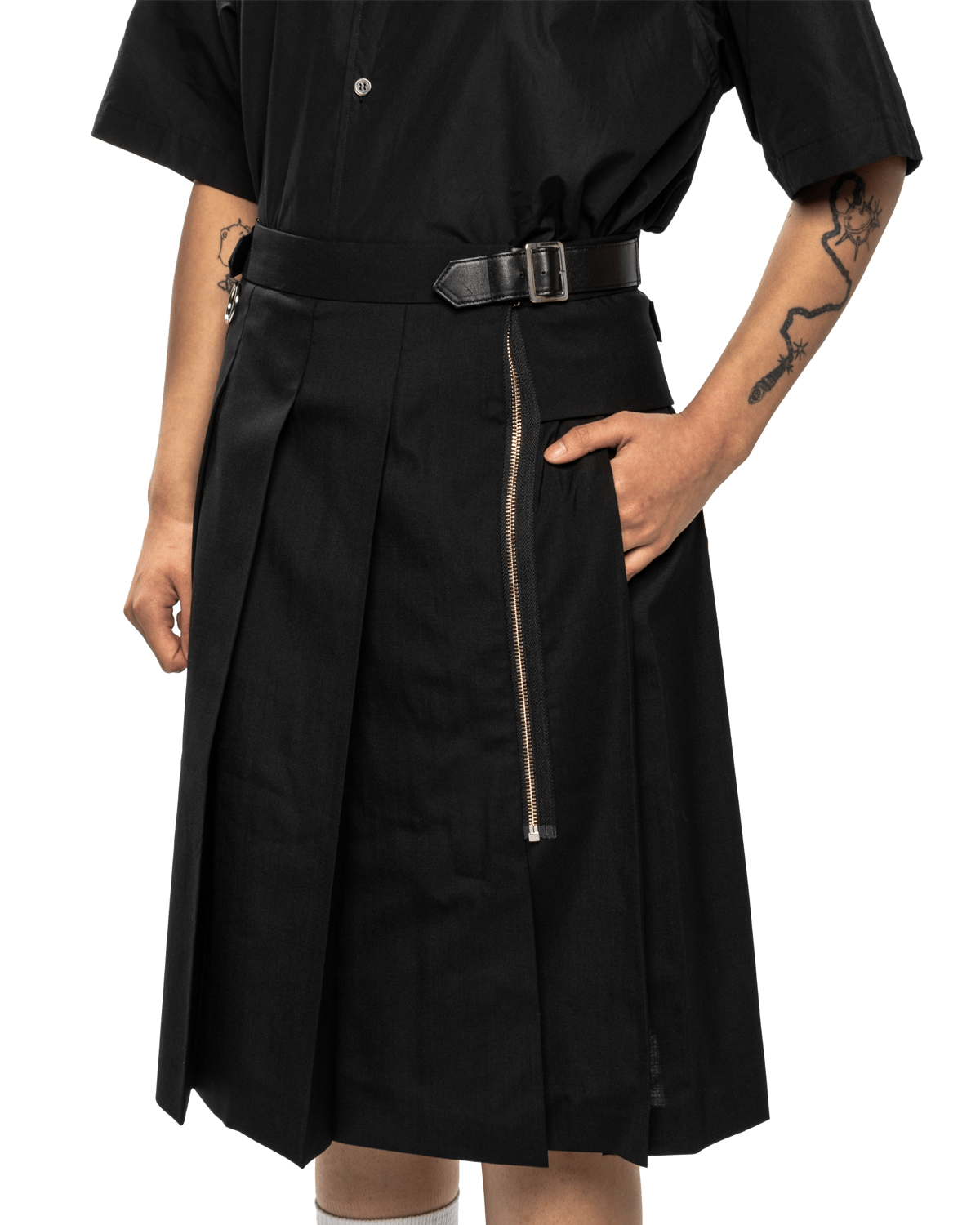 Pleated Skirt Black - LIKELIHOOD