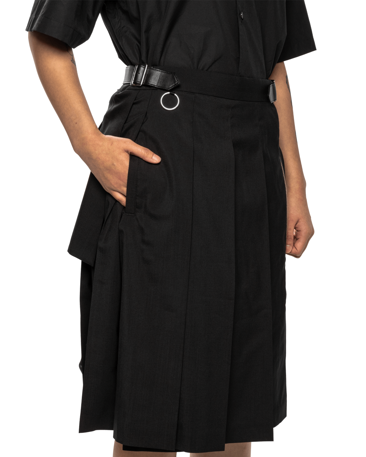 Pleated Skirt Black - LIKELIHOOD