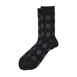Porthole Dot Socks Black/Charcoal - LIKELIHOOD