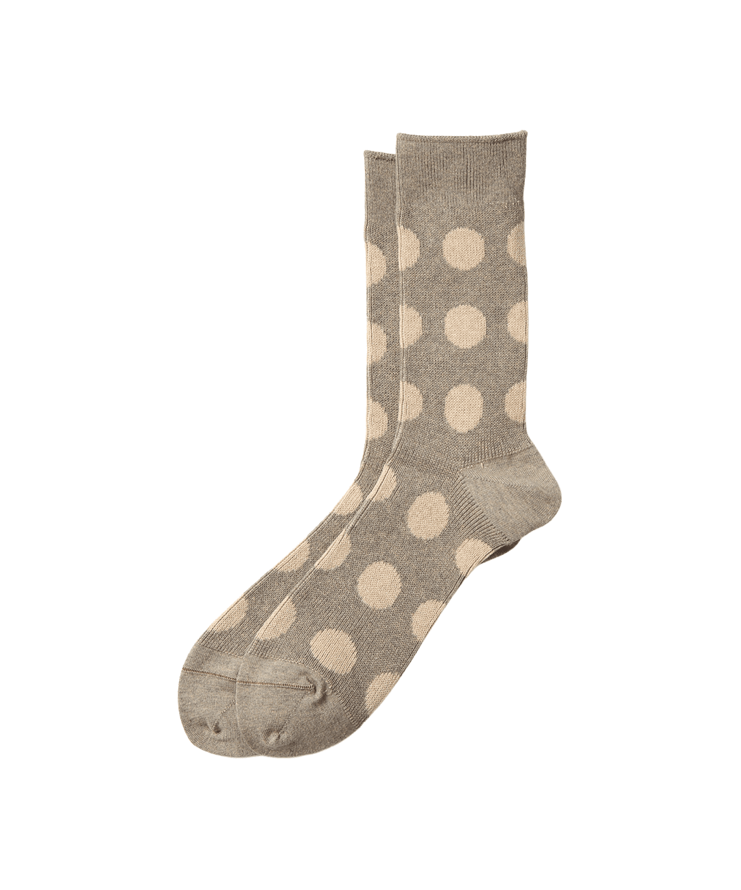 Porthole Dot Socks Grayge/Light Beige - LIKELIHOOD