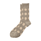 Porthole Dot Socks Grayge/Light Beige - LIKELIHOOD