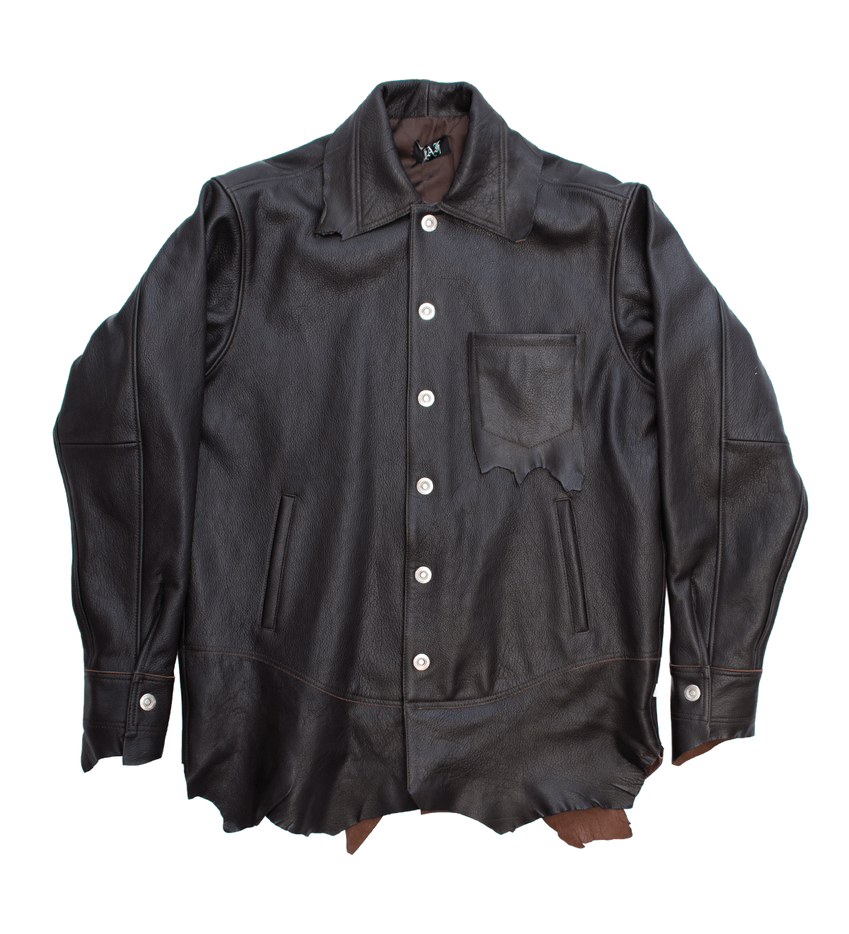 Prototype Leather Shirt Black - LIKELIHOOD