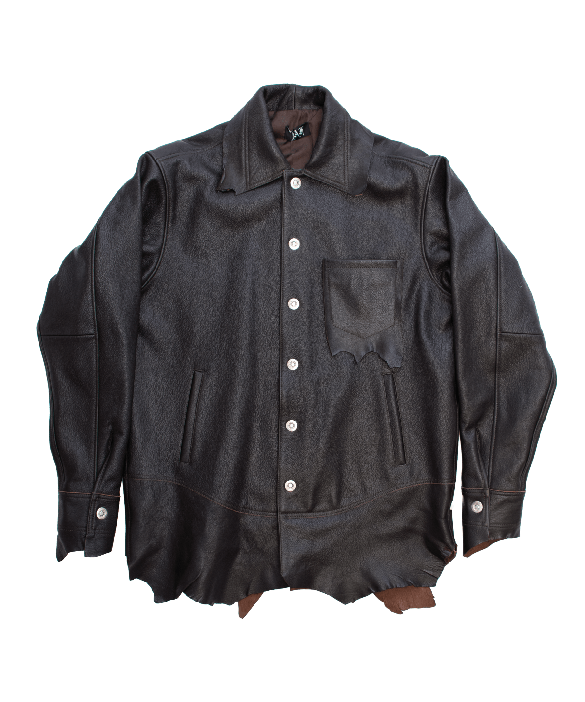 Prototype Leather Shirt Black - LIKELIHOOD