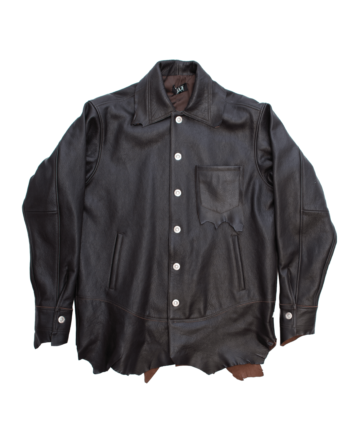 Prototype Leather Shirt Black - LIKELIHOOD