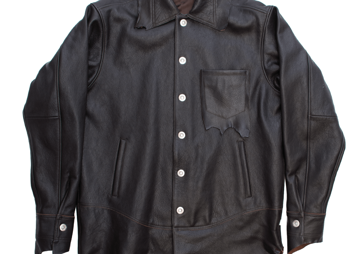 Prototype Leather Shirt Black - LIKELIHOOD