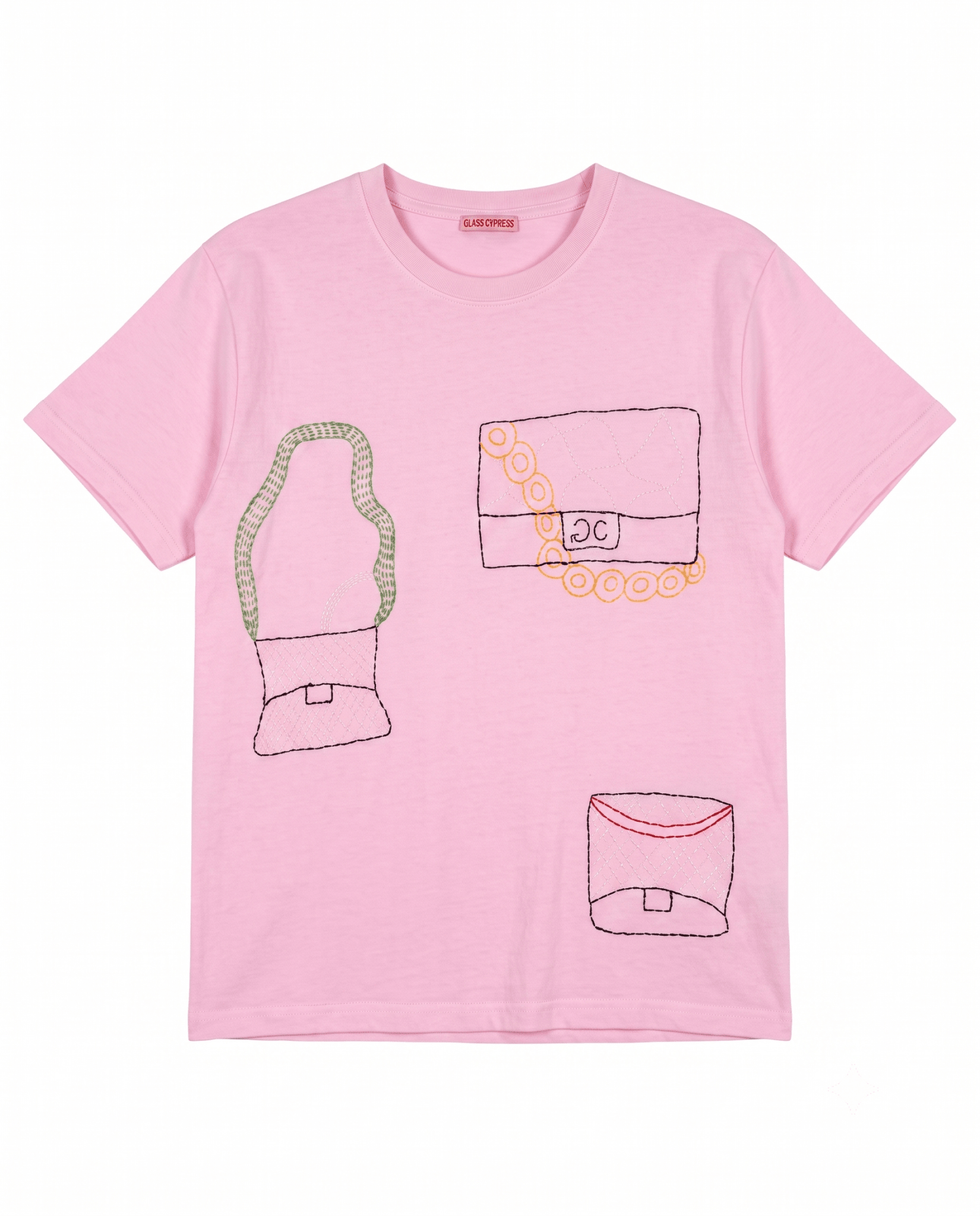 Purses Fitted T-Shirt Pink - LIKELIHOOD
