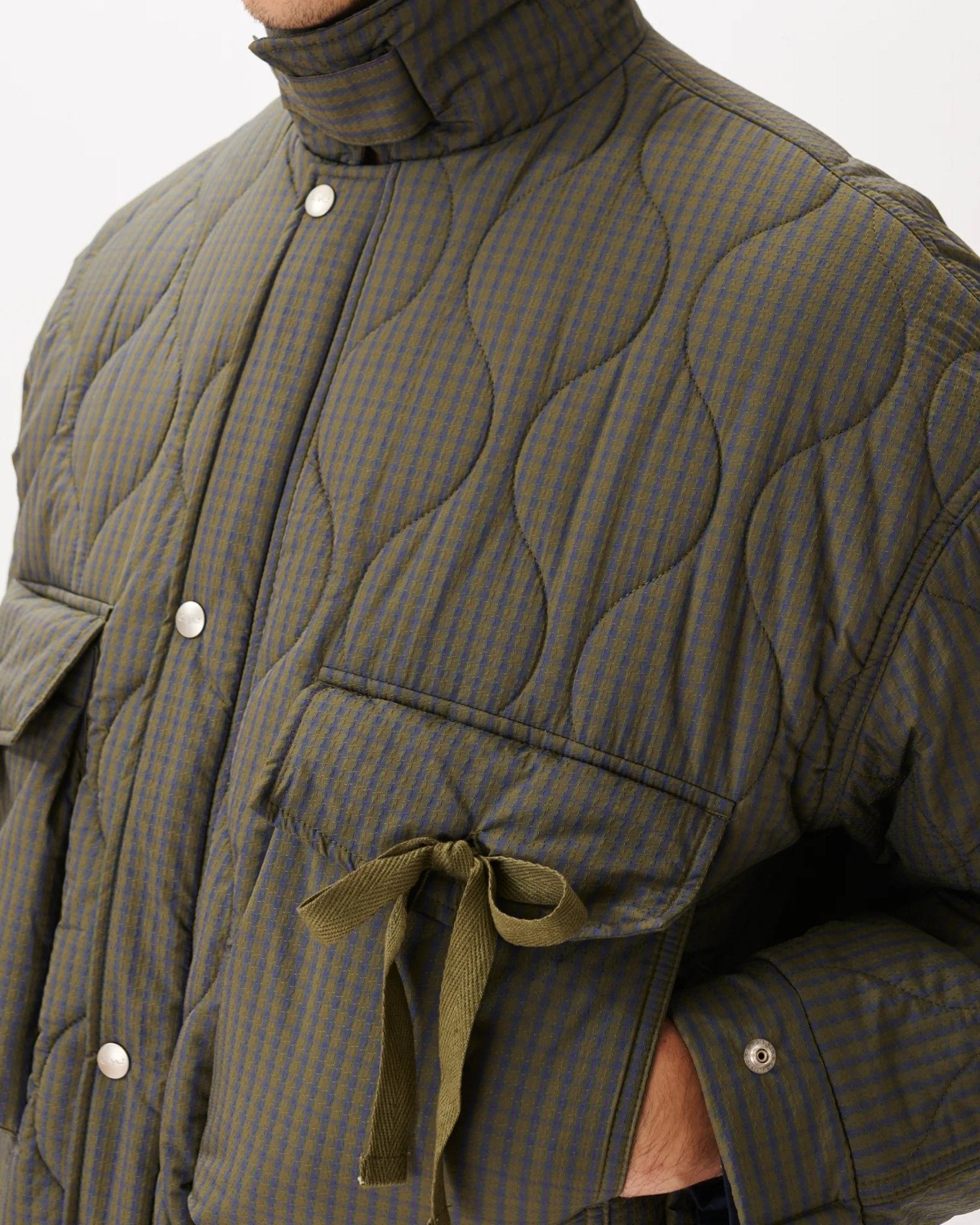 Quilted Pocket Jacket Checkered - LIKELIHOOD