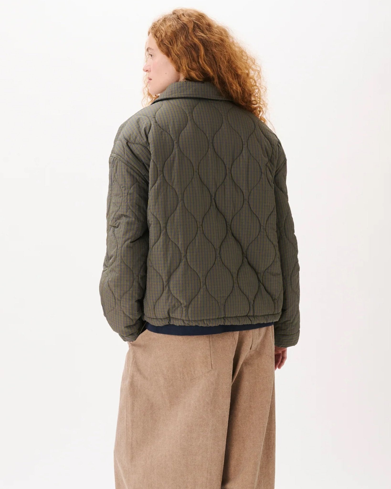 Quilted Pocket Jacket Checkered - LIKELIHOOD