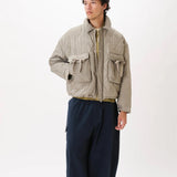 Quilted Pocket Jacket Light Grey - LIKELIHOOD