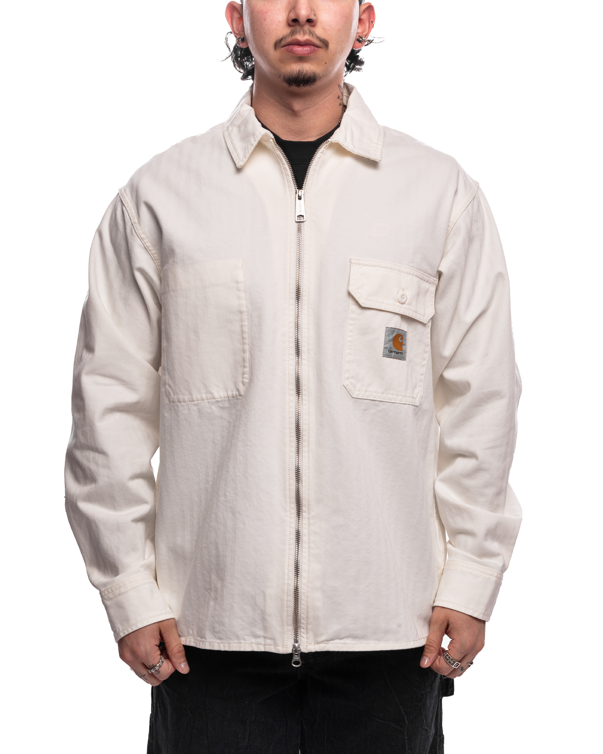 Rainer Shirt Jacket Off-White (Rinsed)