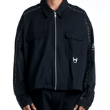 Recycling Uniform Work Jacket Black - LIKELIHOOD