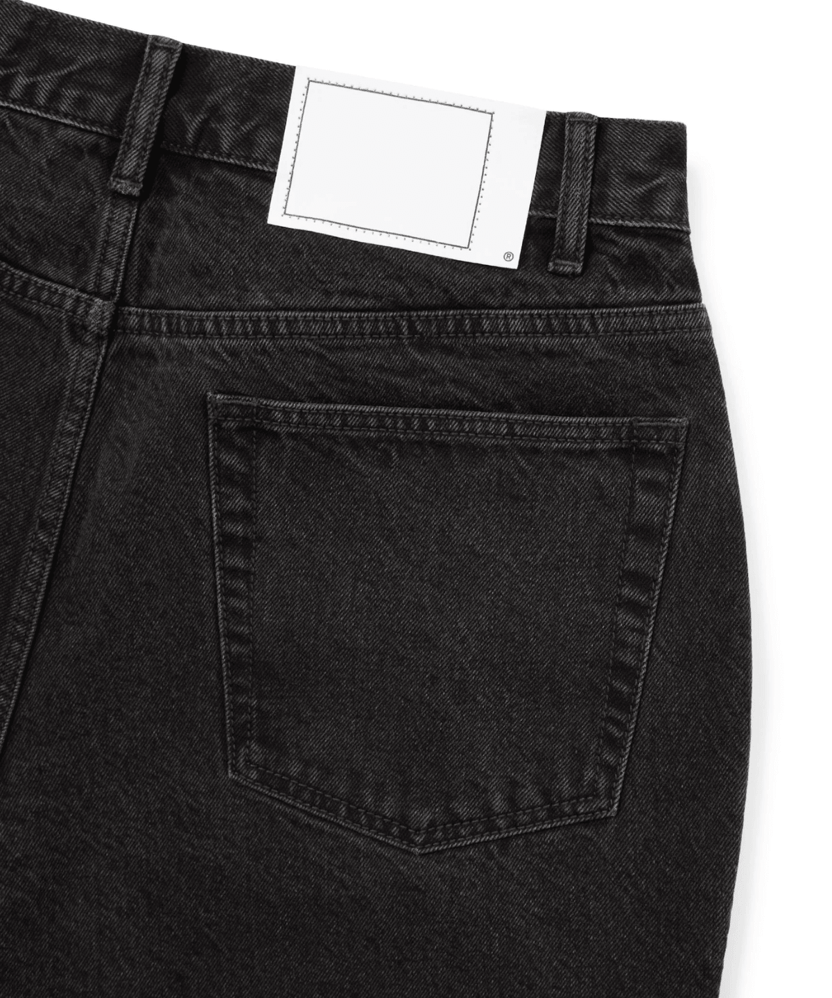 Relaxed Denim Short Black - LIKELIHOOD