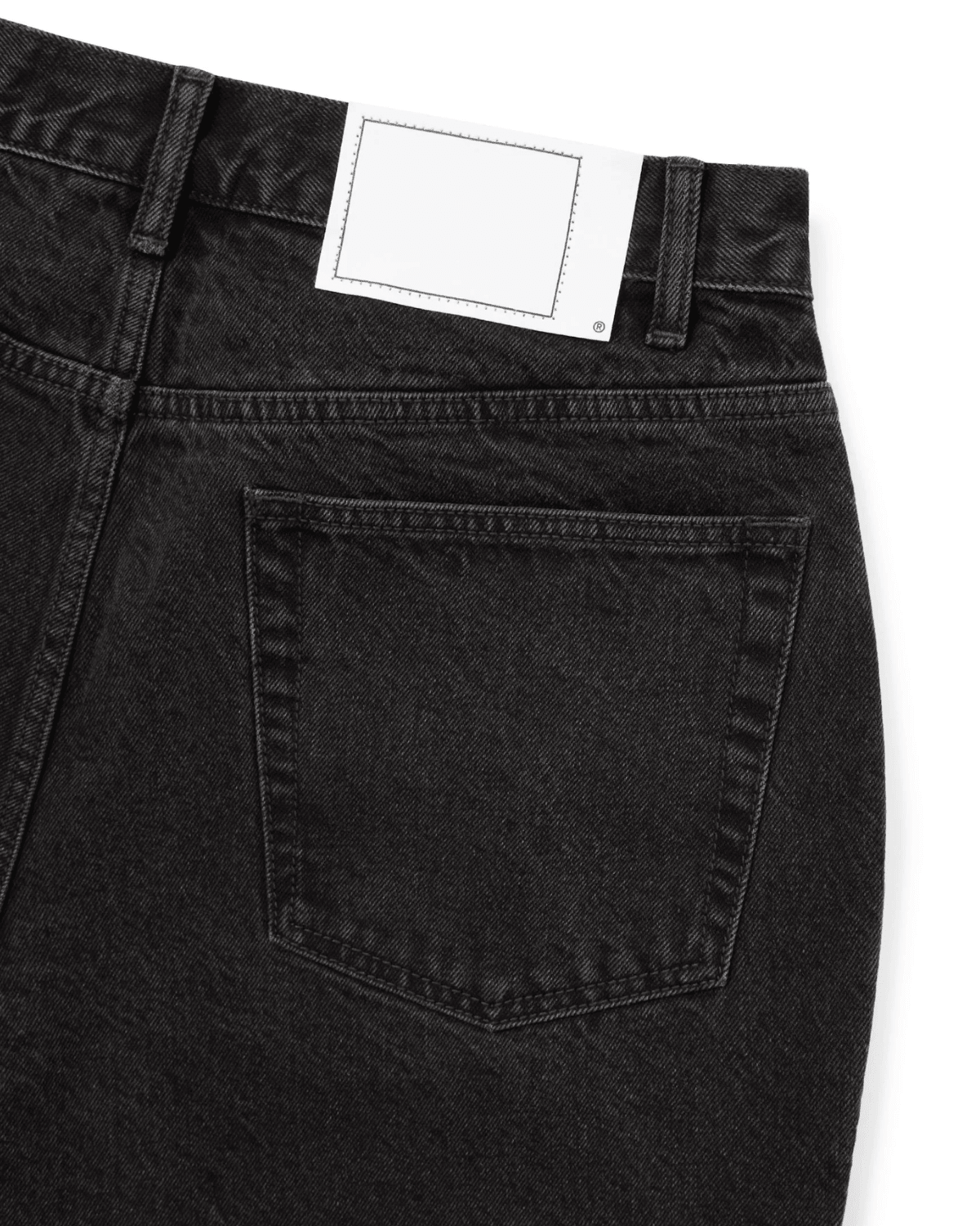 Relaxed Denim Short Black - LIKELIHOOD
