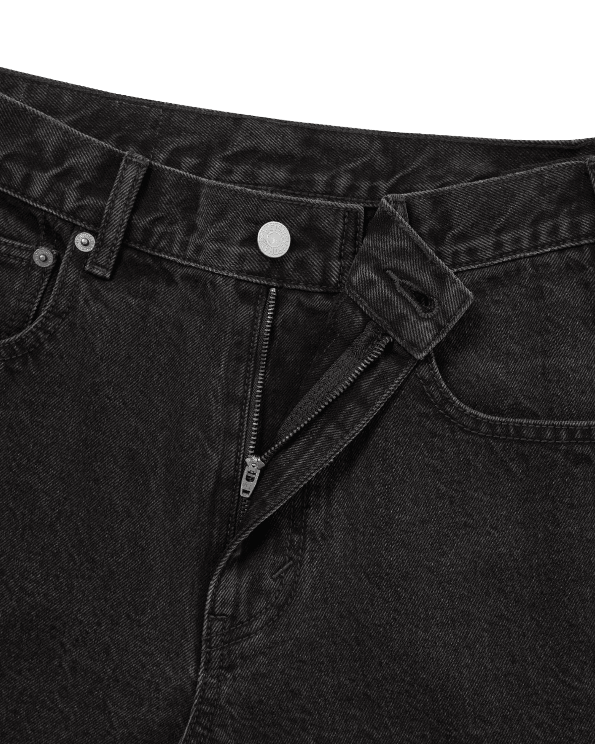 Relaxed Denim Short Black - LIKELIHOOD