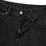 Relaxed Denim Short Black - LIKELIHOOD