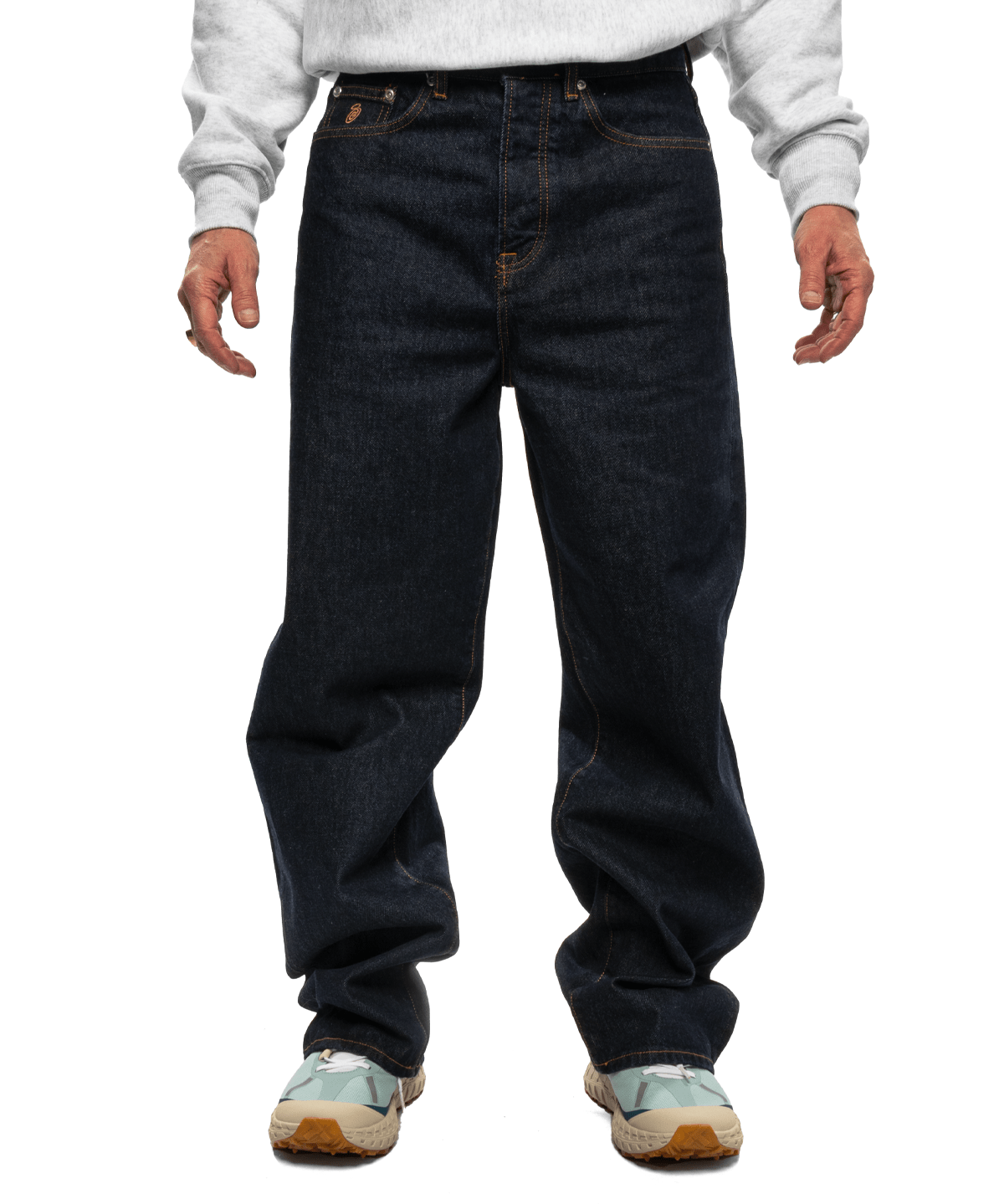 Relaxed Jeans Denim Rinsed Indigo - LIKELIHOOD