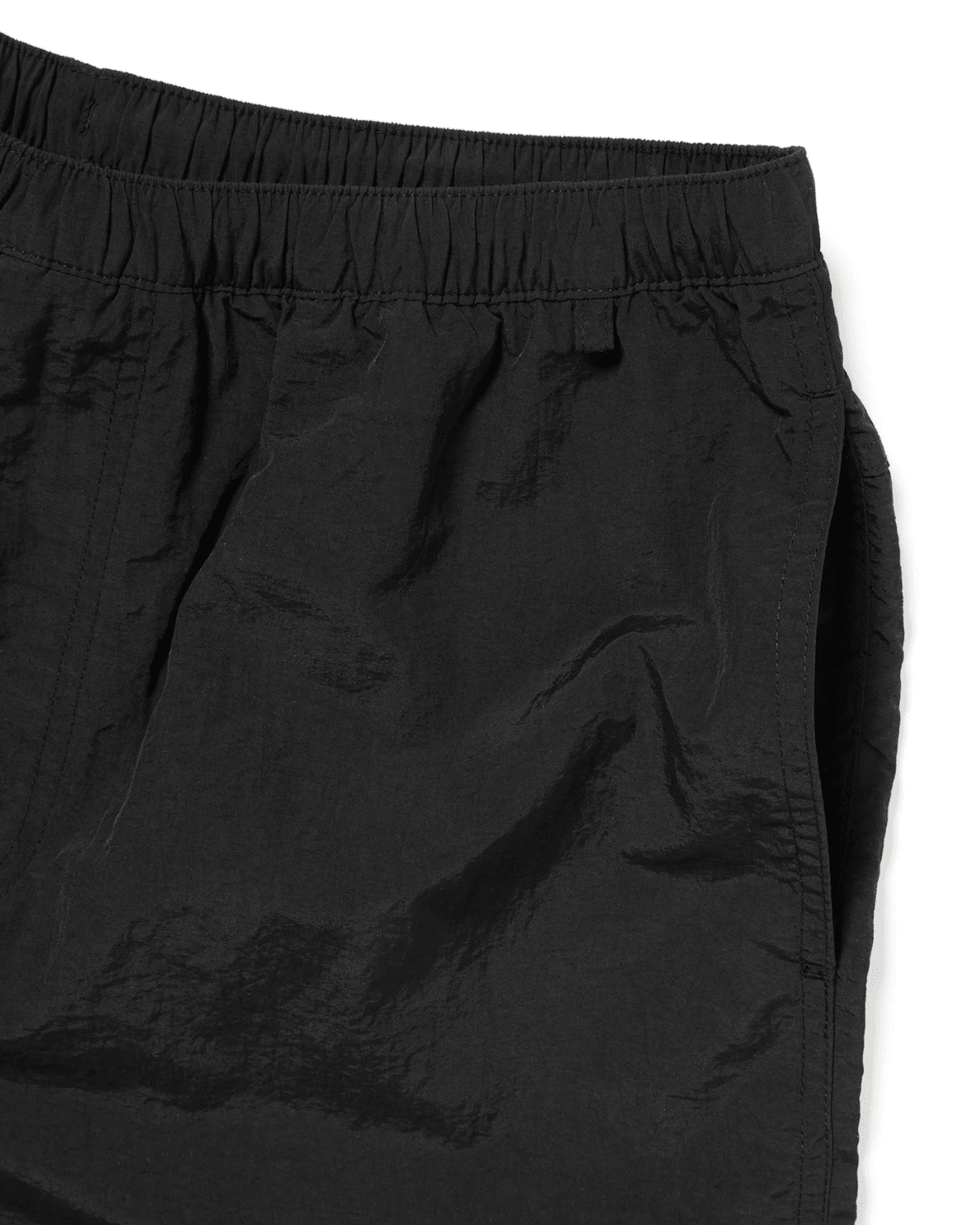 Relaxed Nylon Short Black - LIKELIHOOD