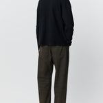 Reverse Rib Sweater Black - LIKELIHOOD