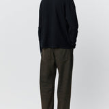 Reverse Rib Sweater Black - LIKELIHOOD