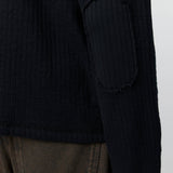 Reverse Rib Sweater Black - LIKELIHOOD