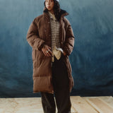 Reversible Heavy Puffer Brown & Checkered - LIKELIHOOD