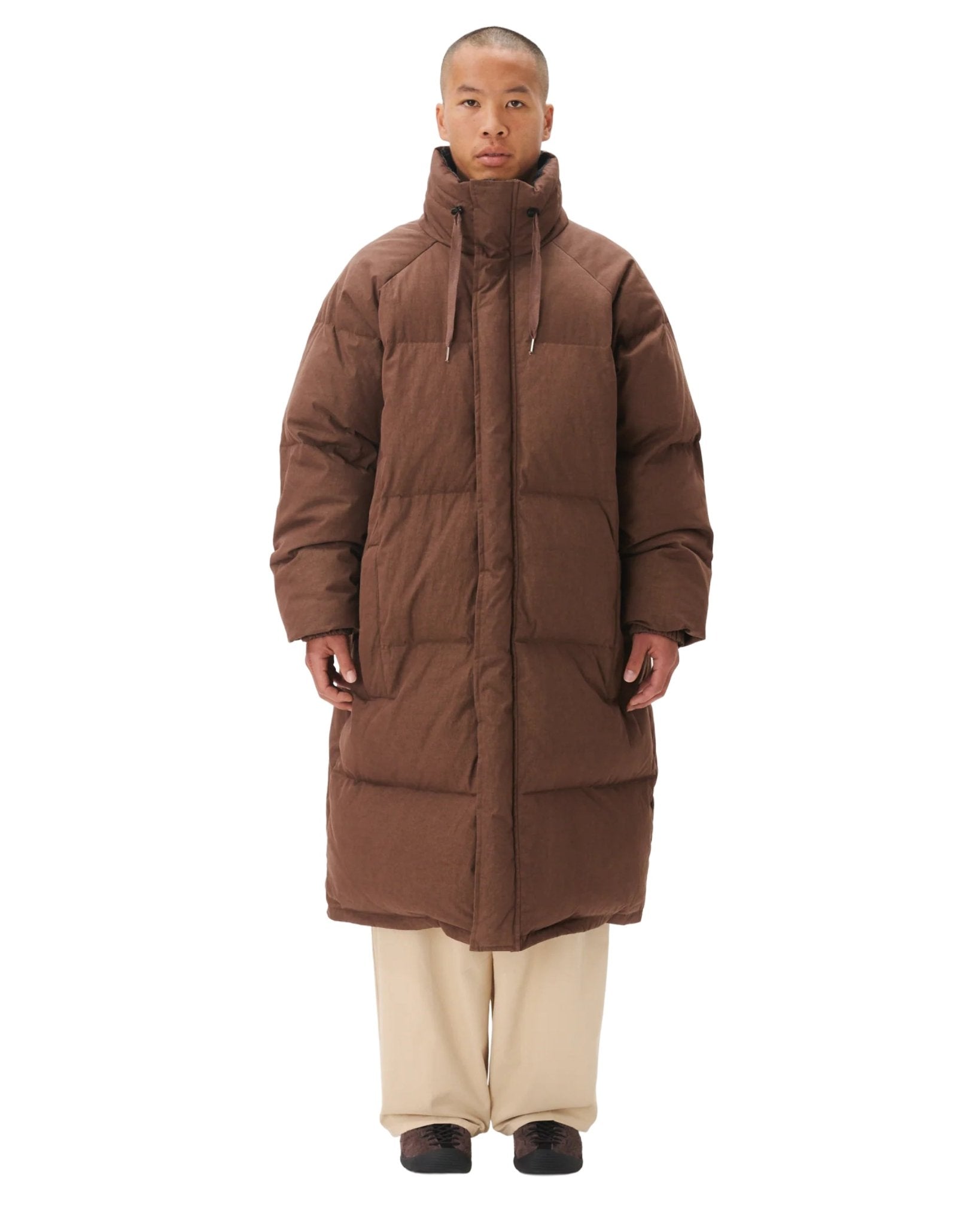 Reversible Heavy Puffer Brown & Checkered - LIKELIHOOD
