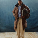 Reversible Heavy Puffer Brown & Checkered - LIKELIHOOD