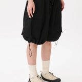Ripstop Balloon Cargo Shorts Black - LIKELIHOOD