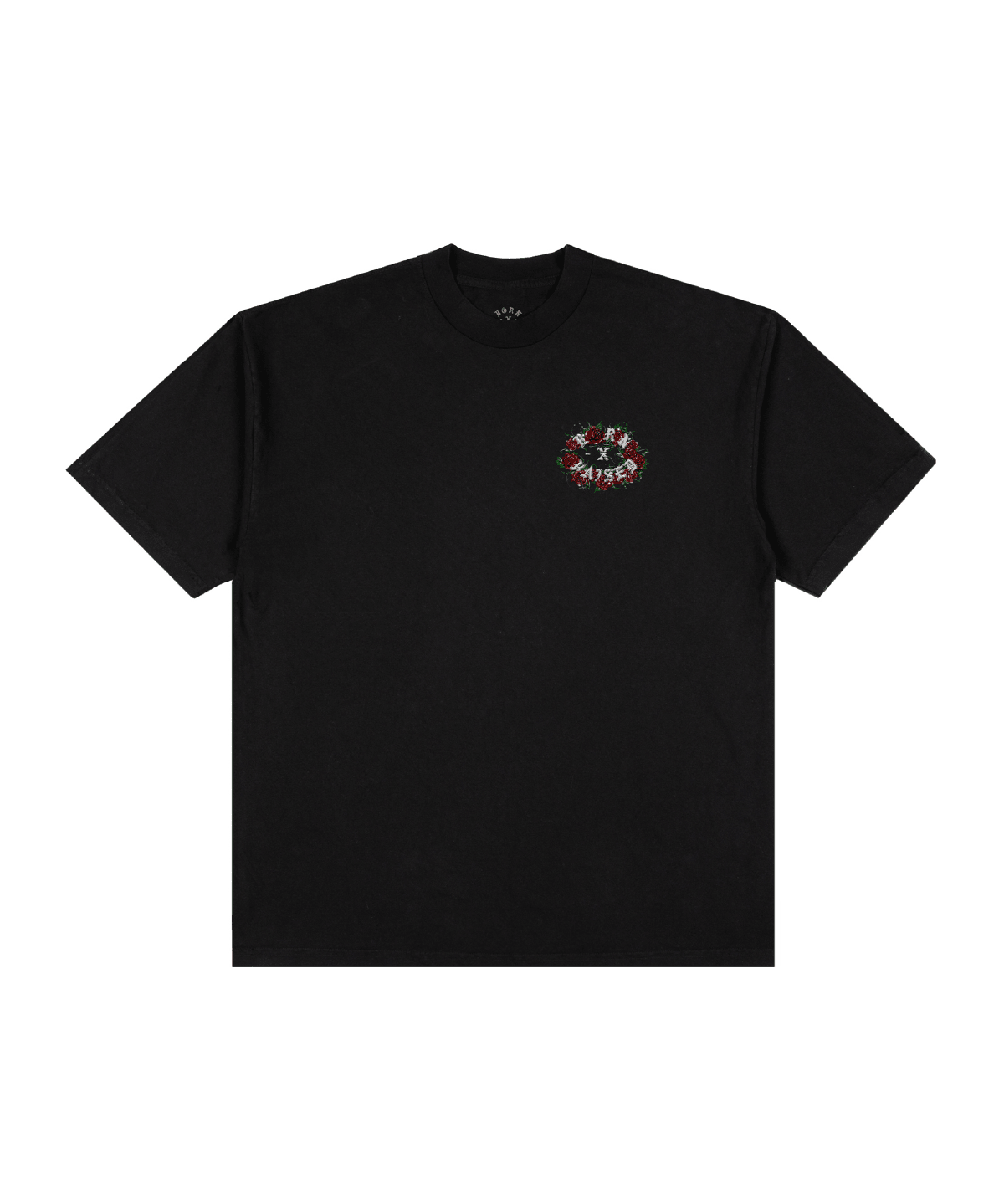 Roses Rocker Tee Black - LIKELIHOOD
