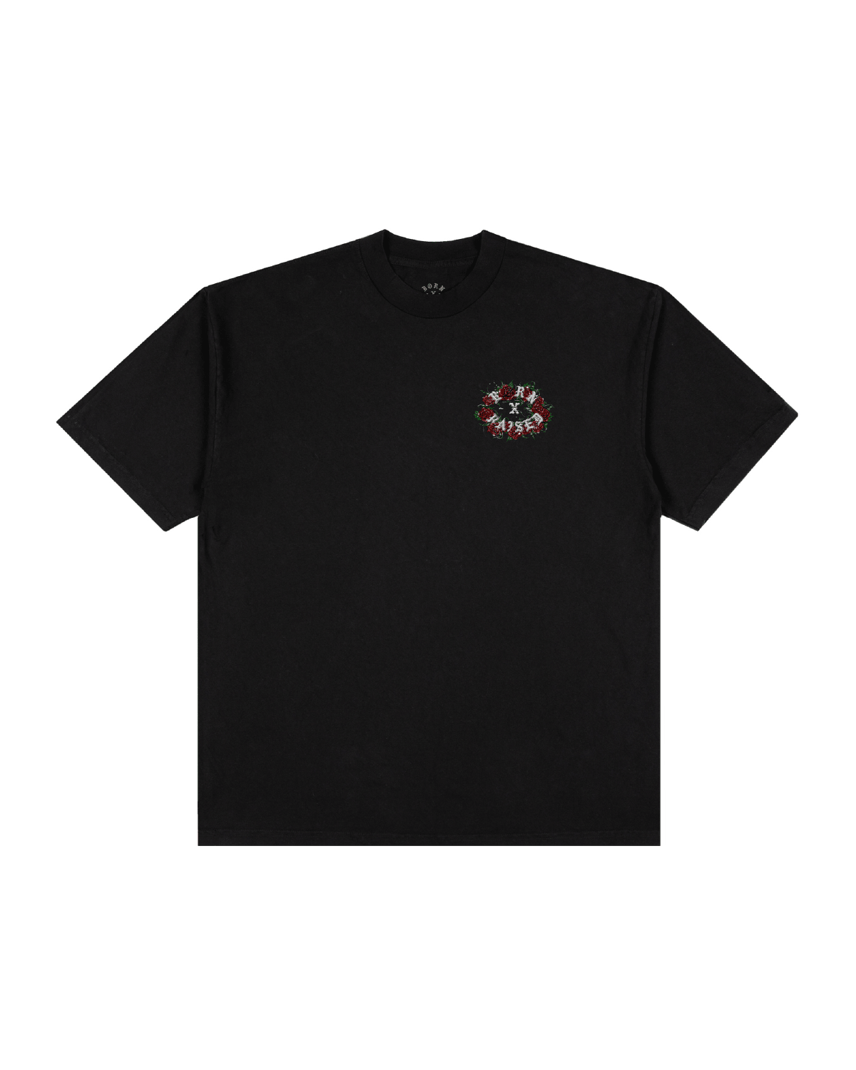 Roses Rocker Tee Black - LIKELIHOOD