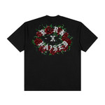 Roses Rocker Tee Black - LIKELIHOOD