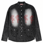 Runner Denim Shirt Jacket Black - LIKELIHOOD
