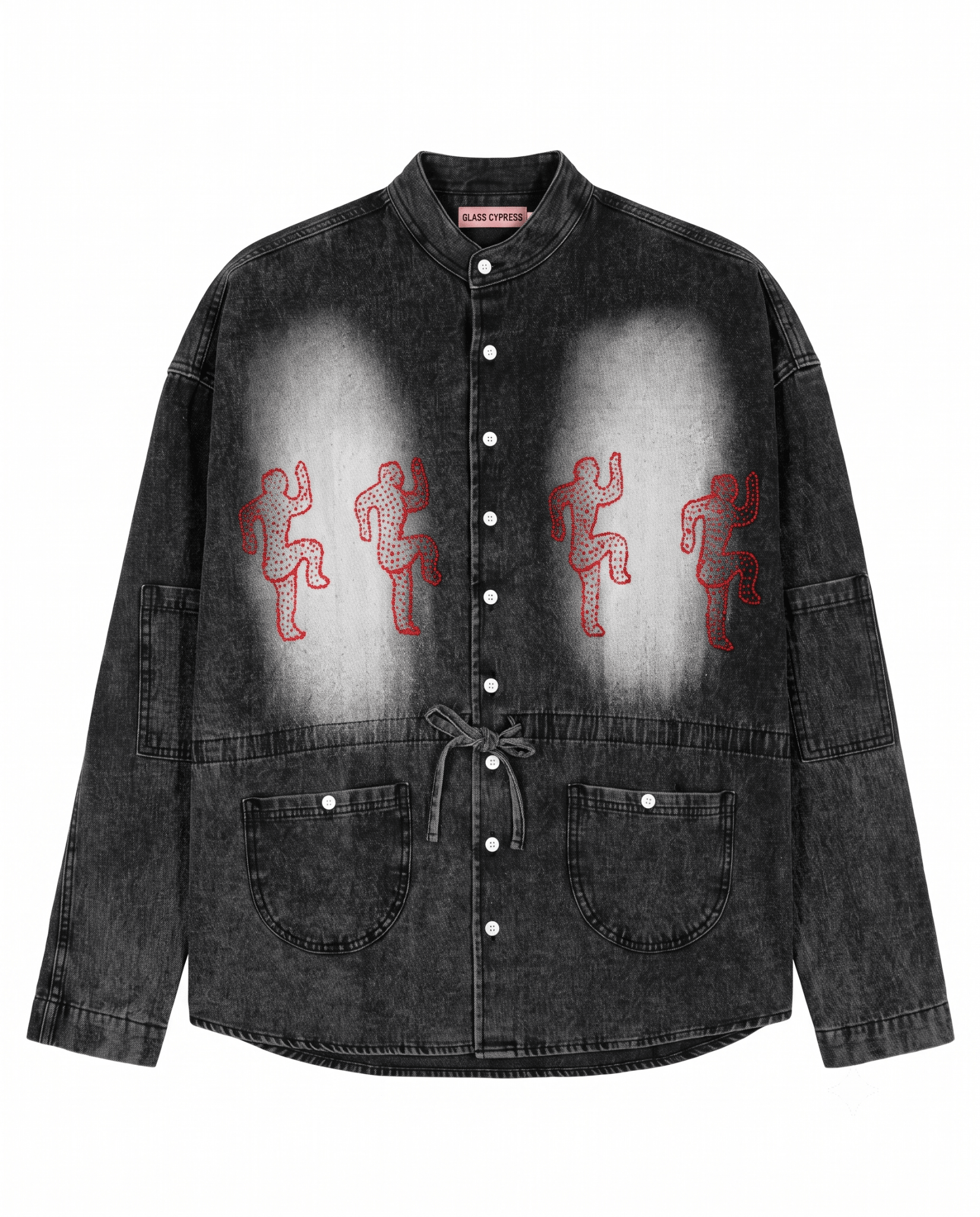 Runner Denim Shirt Jacket Black - LIKELIHOOD