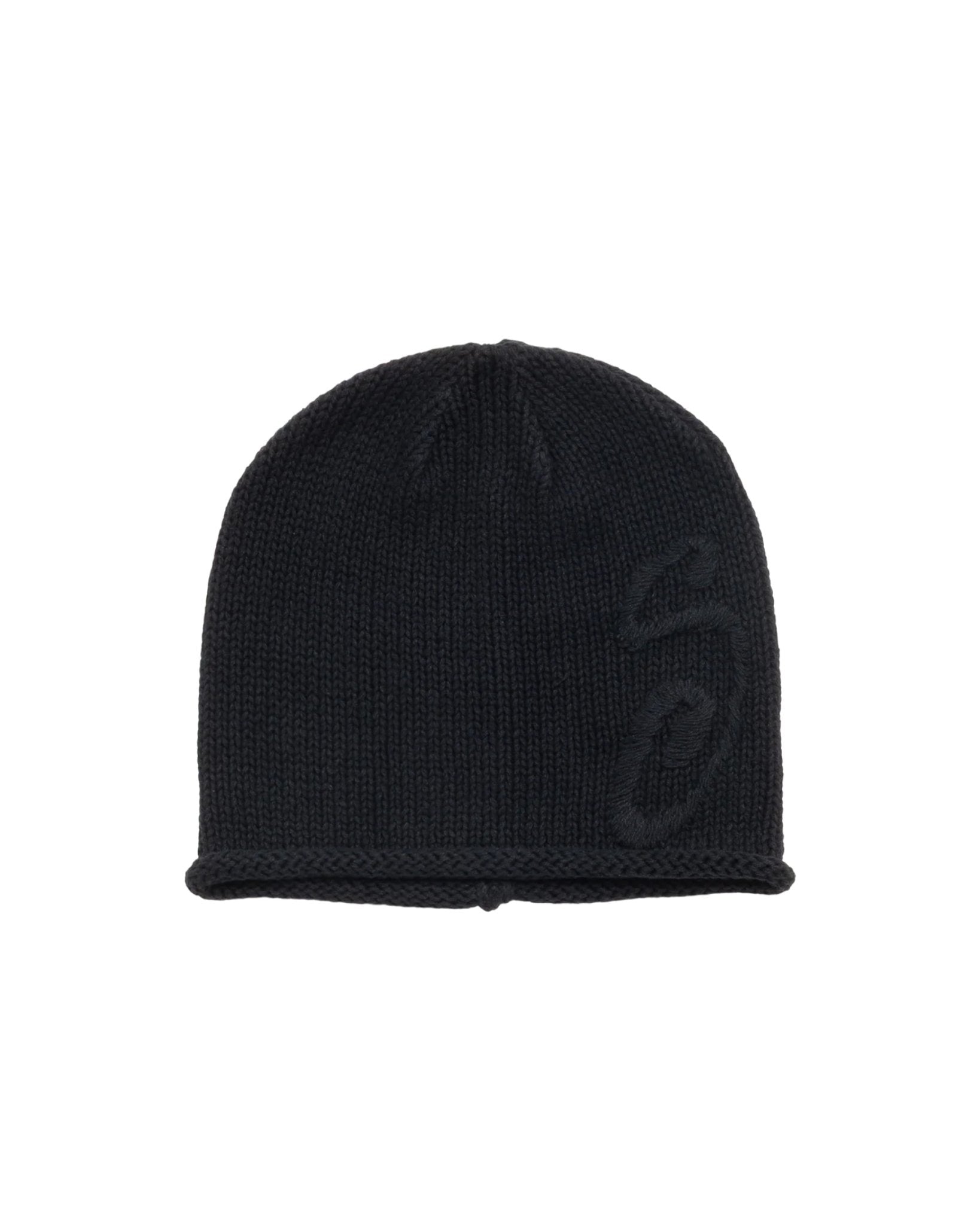 S Knit Skullcap Black - LIKELIHOOD