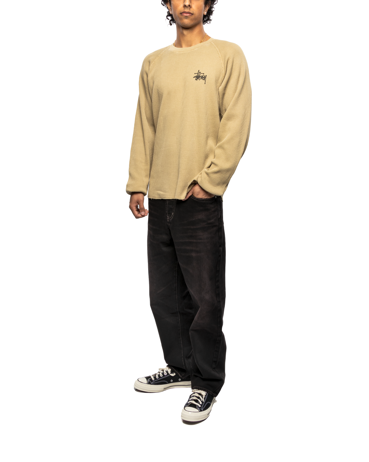 Raglan Thermal Basic Stock Sand