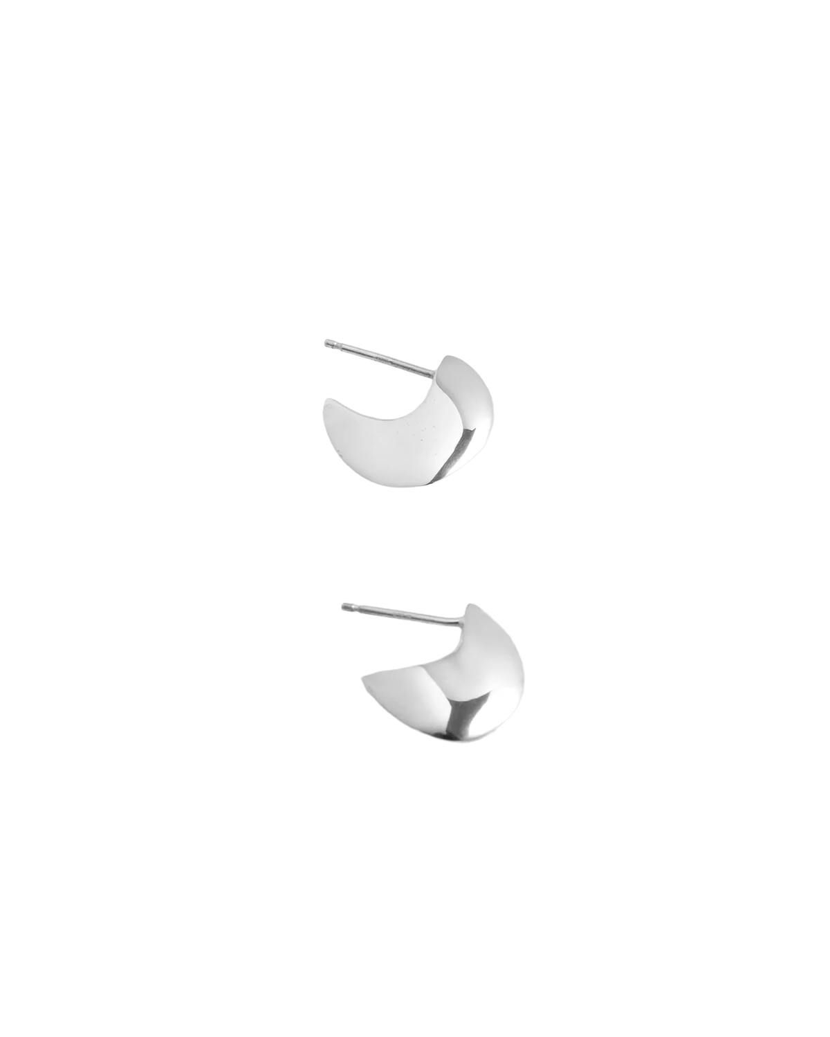 SAUCER HOOPS Mini Silver - LIKELIHOOD