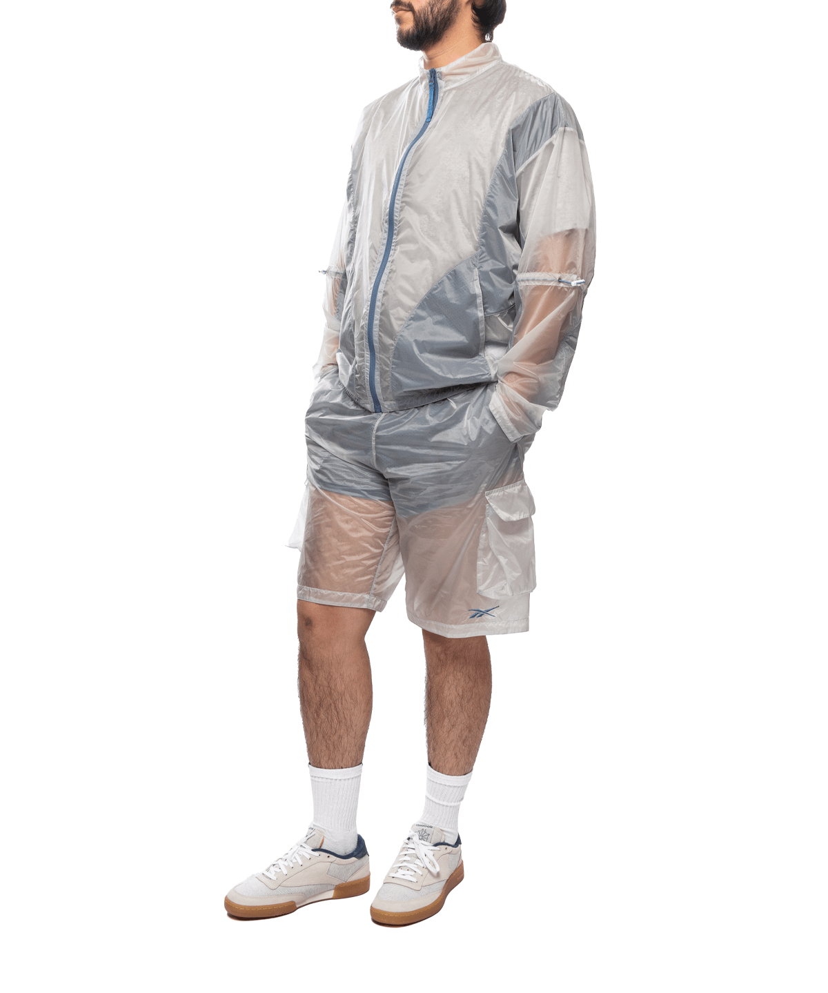 See Through Shorts Crystal Blue - LIKELIHOOD
