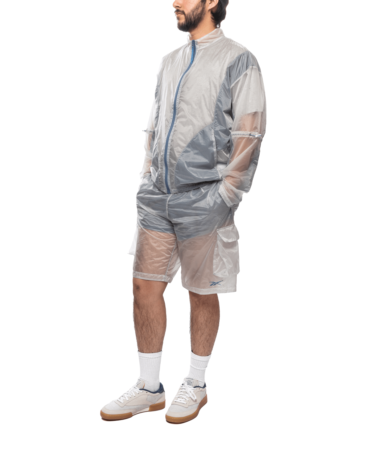 See Through Shorts Crystal Blue - LIKELIHOOD