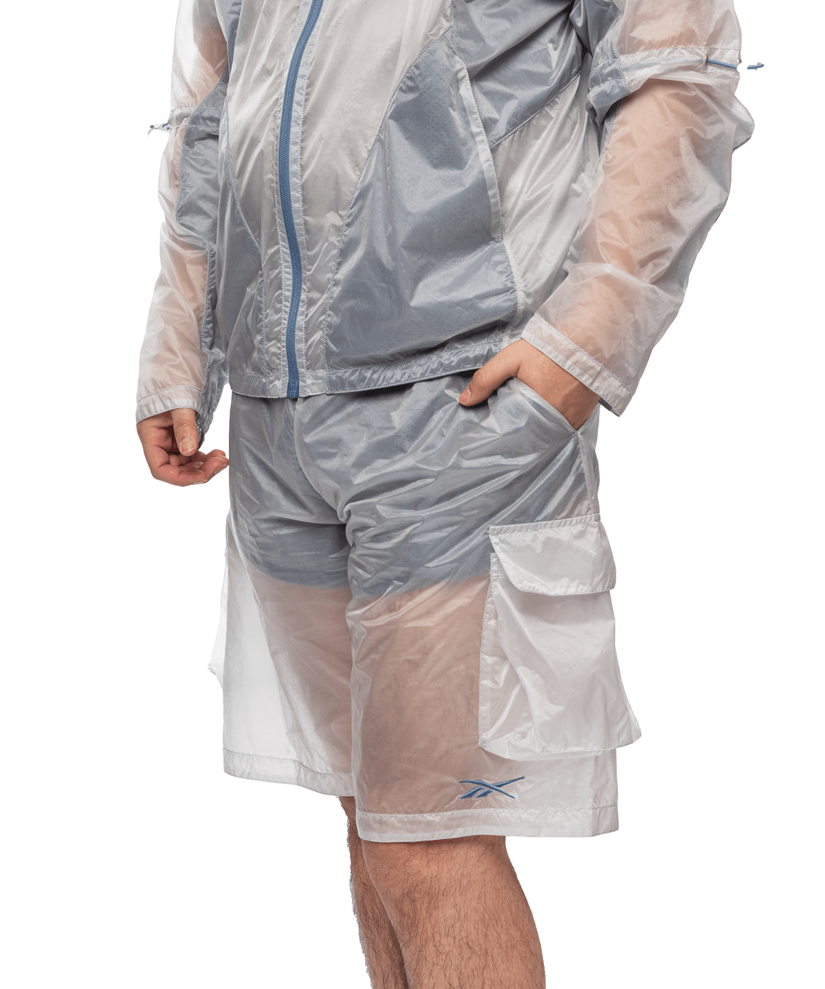 See Through Shorts Crystal Blue - LIKELIHOOD