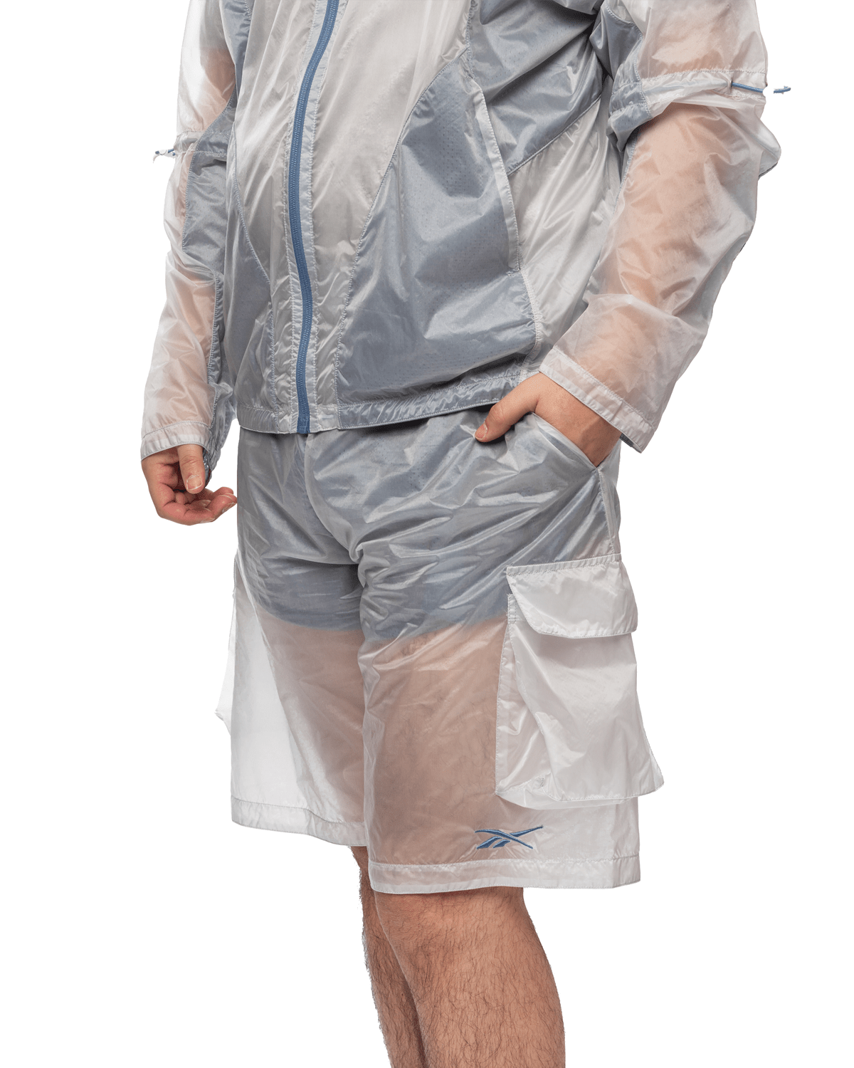 See Through Shorts Crystal Blue - LIKELIHOOD