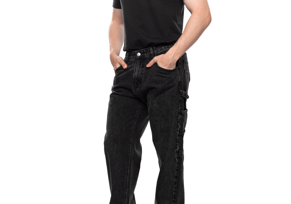 Selvedge Denim Utility Pant 'Black' - LIKELIHOOD