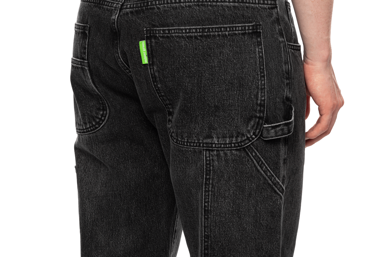 Selvedge Denim Utility Pant 'Black' - LIKELIHOOD