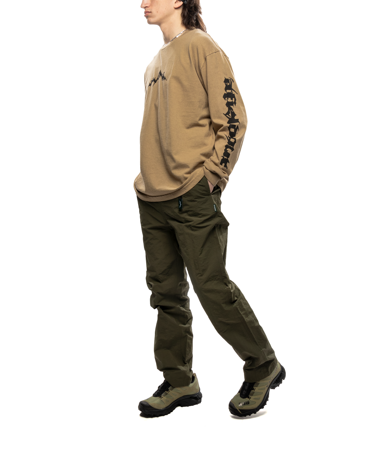 Shake L/S T-shirt Brown