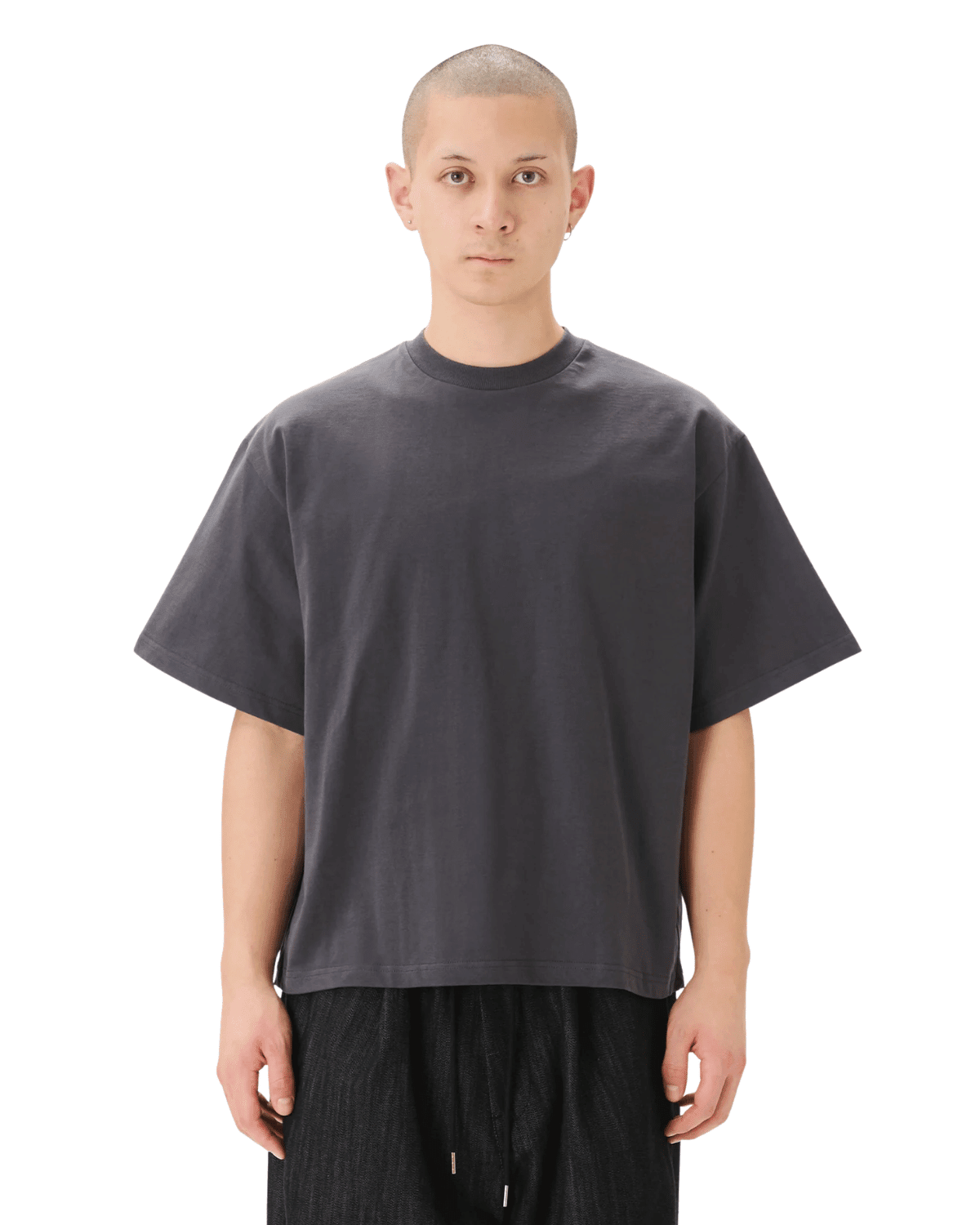Signature Cropped Tee Charcoal - LIKELIHOOD