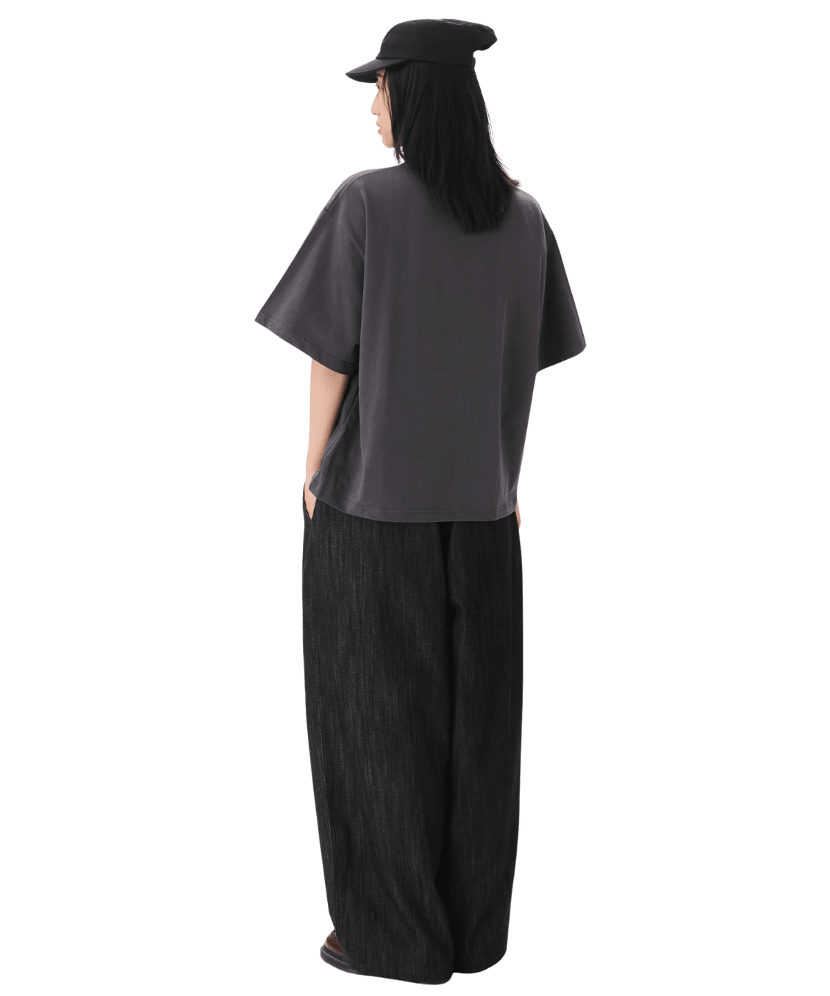 Signature Cropped Tee Charcoal - LIKELIHOOD