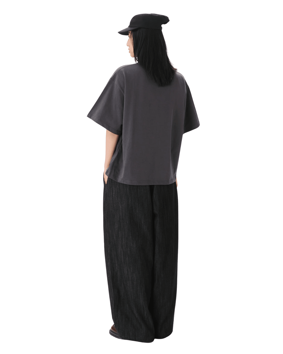 Signature Cropped Tee Charcoal - LIKELIHOOD
