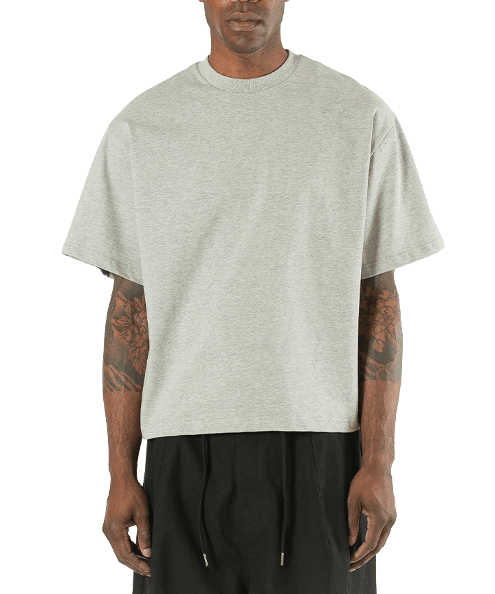 Signature Cropped Tee Grey - LIKELIHOOD