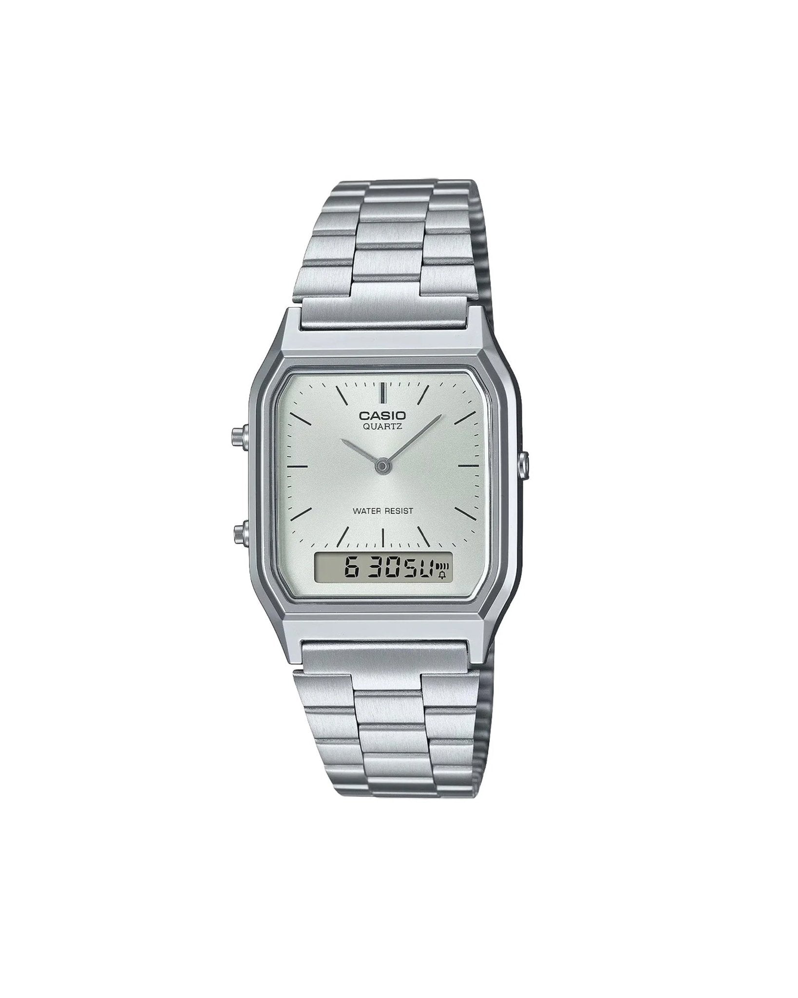 Silver-Tone Vintage Silver Watch AQ230A-7AVT - LIKELIHOOD